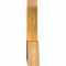 Ekena Millwork Portland Rough Sawn Timber Gable Bracket, Western Red Cedar, 36"W x 12"H x 2"D x 4"F, 8/12 Pitch GBW036X12X0204POR00RWR - alternate 2